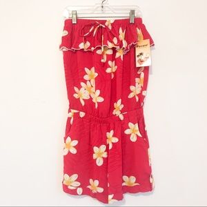 Favant Hawaii Floral Romper NWT